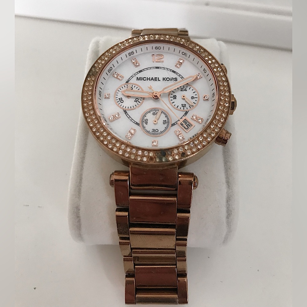 Michael Kors Parker Rose Gold Tone Watch